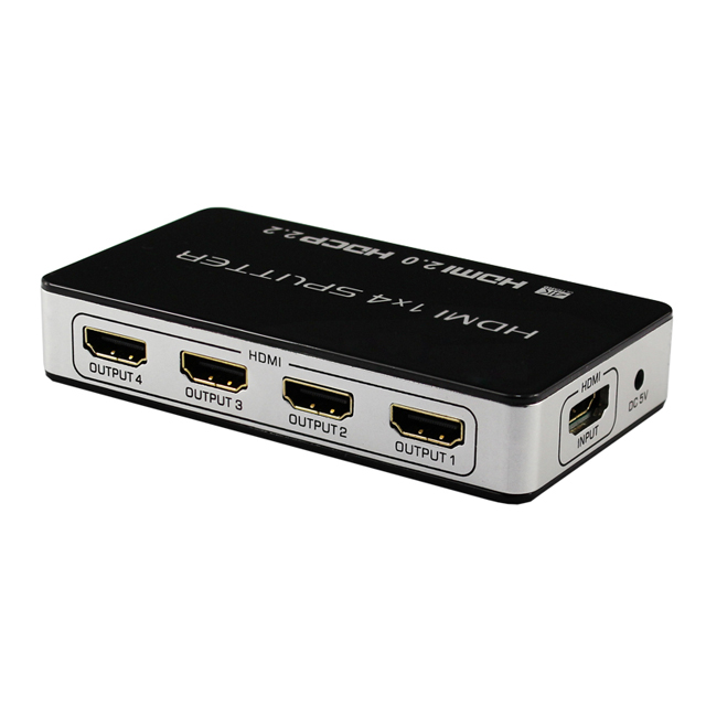 HDMI Splitter 1x4 4 port HDMI 2.0 4K60Hz 18Gbps HDR CEC (2)