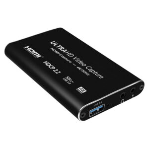 HDMI to USB HD Video Audio Game Capture 4K HDMI2.0 1080P YUY2 MJPEG streaming card with 3.5mm earphone and Mic port 029