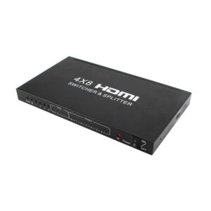 4x8 HDMI SWITCHER & SPLITTER 4K HDMI Selector 10.2 Gbps 4X8 Splitter Switch Video