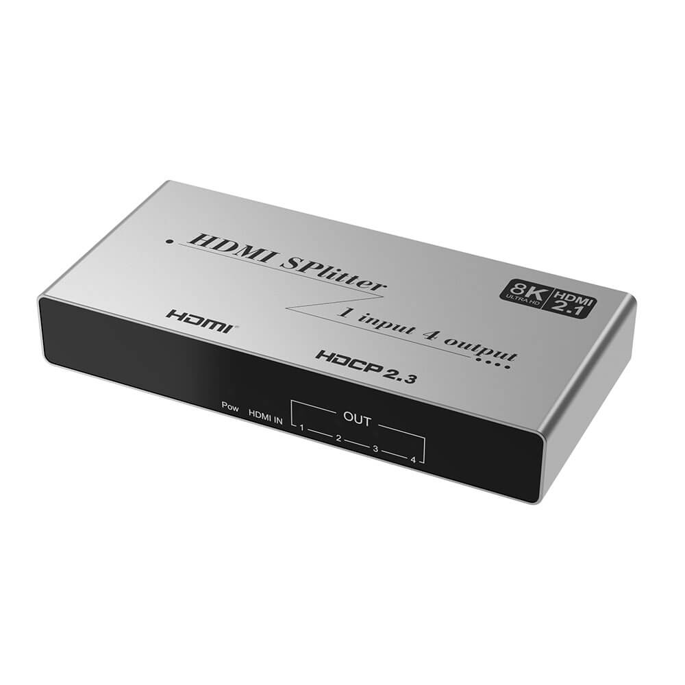 8K 40Gbps HDMI Splitter 1×4